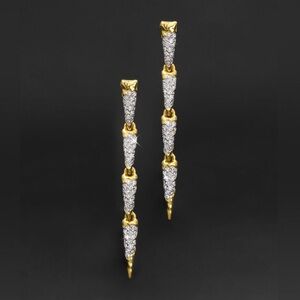 Alexis Bittar Solanales Crystal Spear
Linear Earrings